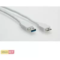 Value USB 3.0 kabel, type, A M - Micro B M 0,8m