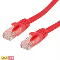 Roline Value 0.5m UTP Cat.6a. Snoerlengte: 0,5 m, Kabel standaard: Cat6a, Kabelafscherming: U/UTP (UTP), Aansluiting 1: RJ-45, Aansluiting 2: RJ-45, Contact geleider materiaal: Gou