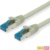 Roline Value S/FTP Patch Cord Cat.6a, grey 20 m. Kleur van het product: Grijs. Lengte: 2 cm