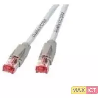 EFB Elektronik K8058.5. Snoerlengte: 5 m, Aansluiting 1: RJ-45, Aansluiting 2: RJ-45, Contact geleider materiaal: Goud, Overdrachtssnelheid: 10000 Mbit/s