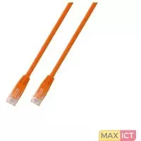 EFB Elektronik K8100OR.1,5. Snoerlengte: 1,5 m, Kabel standaard: Cat6, Kabelafscherming: U/UTP (UTP), Aansluiting 1: RJ-45, Aansluiting 2: RJ-45, Contact geleider materiaal: Goud,