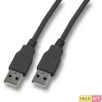 EFB Elektronik Kabel / Adapter. Lengte snoer: 1 m, Aansluiting 1: USB A, Aansluiting 2: USB A, USB-versie: USB 2.0, Geslacht connector: Mannelijk/Mannelijk, Maximale overdrachtssne
