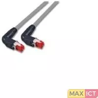 EFB Elektronik K4137GR.10. Snoerlengte: 10 m, Kabel standaard: Cat6a, Kabelafscherming: S/FTP (S-STP), Aansluiting 1: RJ-45, Aansluiting 2: RJ-45, Overdrachtssnelheid: 10000 Mbit/s
