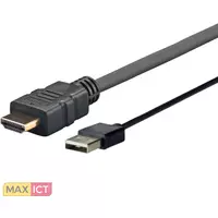 VivoLink PROHDMIUSB5 5m HDMI USB A Zwart video kabel adapter