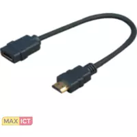 VivoLink PROHDMIADAPHDMIF 0.2m HDMI HDMI Zwart HDMI kabel
