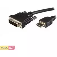 ADJ 300-00035 A/V Cable [DVI 19-pin -> HDMI, M/M, 2.0m, Black]
