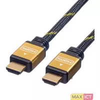 Roline GOLD HDMI High Speed Kabel met Ethernet 7,5 m