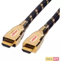 Roline GOLD HDMI Ultra HD Cable + Ethernet, M/M 3 m