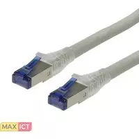 Roline Value Cat6a 20m. Snoerlengte: 20 m, Kabel standaard: Cat6a, Kabelafscherming: S/FTP (S-STP), Aansluiting 1: RJ-45, Aansluiting 2: RJ-45