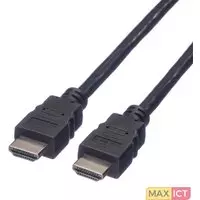 Roline Value 11.99.5534 HDMI kabel 15 m HDMI Type A (Standaard) Zwart