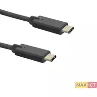 Qoltec Kabel USB 3.1 type C male | USB 3.1 type C mannetje | 1m.