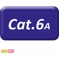 Roline ROLINE CAT.6a S/FTP. Snoerlengte: 1 m, Kabel standaard: Cat6a, Kabelafscherming: S/FTP (S-STP), Aansluiting 1: RJ-45, Aansluiting 2: RJ-45