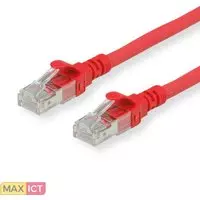 Roline ROLINE 21152510. Snoerlengte: 0,5 m, Kabel standaard: Cat6, Kabelafscherming: U/UTP (UTP), Aansluiting 1: RJ-45, Aansluiting 2: RJ-45, Contact geleider materiaal: Goud