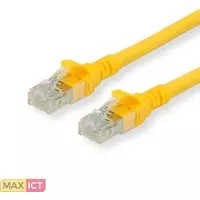 Roline ROLINE 21152520. Snoerlengte: 0,5 m, Kabel standaard: Cat6, Kabelafscherming: U/UTP (UTP), Aansluiting 1: RJ-45, Aansluiting 2: RJ-45, Contact geleider materiaal: Goud