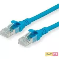 Roline ROLINE 21152541. Snoerlengte: 1 m, Kabel standaard: Cat6, Kabelafscherming: U/UTP (UTP), Aansluiting 1: RJ-45, Aansluiting 2: RJ-45, Contact geleider materiaal: Goud