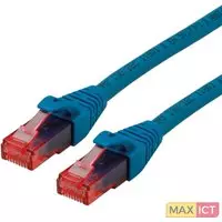 Roline ROLINE 21152543. Snoerlengte: 3 m, Kabel standaard: Cat6, Kabelafscherming: U/UTP (UTP), Aansluiting 1: RJ-45, Aansluiting 2: RJ-45, Contact geleider materiaal: Goud