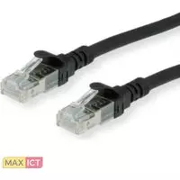 Roline ROLINE 21152650. Snoerlengte: 0,5 m, Kabel standaard: Cat6, Kabelafscherming: SF/UTP (S-FTP), Aansluiting 1: RJ-45, Aansluiting 2: RJ-45, Contact geleider materiaal: Goud