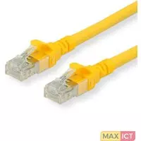 Roline ROLINE 21152728. Snoerlengte: 15 m, Kabel standaard: Cat6a, Kabelafscherming: U/UTP (UTP), Aansluiting 1: RJ-45, Aansluiting 2: RJ-45, Contact geleider materiaal: Goud