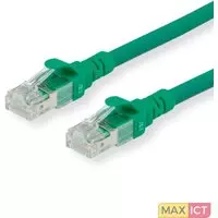 Roline ROLINE 21152731. Snoerlengte: 1 m, Kabel standaard: Cat6a, Kabelafscherming: U/UTP (UTP), Aansluiting 1: RJ-45, Aansluiting 2: RJ-45, Contact geleider materiaal: Goud, Overd