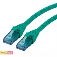 Roline ROLINE 21152733. Snoerlengte: 3 m, Kabel standaard: Cat6a, Kabelafscherming: U/UTP (UTP), Aansluiting 1: RJ-45, Aansluiting 2: RJ-45, Contact geleider materiaal: Goud, Overd