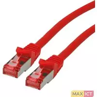 Roline ROLINE 21152952. Snoerlengte: 0,3 m, Kabel standaard: Cat6, Kabelafscherming: S/FTP (S-STP), Aansluiting 1: RJ-45, Aansluiting 2: RJ-45, Contact geleider materiaal: Nikkel/G