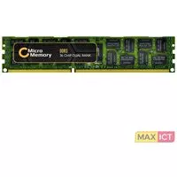 MicroMemory 4GB DDR3 1333MHZ ECC/REG. Intern geheugen: 4 GB, Geheugenlayout (modules x formaat): 1 x 4 GB, Intern geheugentype: DDR3, Kloksnelheid geheugen: 1333 MHz, ECC