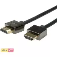 Roline ROLINE HDMI 2m. Lengte snoer: 2 m, Aansluiting 1: HDMI Type A (Standaard), Aansluiting 1 type: Mannelijk, Aansluiting 2: HDMI Type A (Standaard), Aansluiting 2 type: Manneli