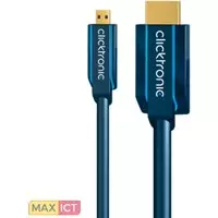 Clicktronic HDMI™ naar Micro HDMI™ adapterkabel