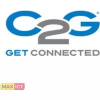 C2G 80935 tussenstuk voor kabels Mini DisplayPort HDMI + VGA Zwart