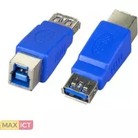 EFB Elektronik EB546. Aansluiting 1: USB 3.0 A, Aansluiting 2: USB 3.0 B. Kleur van het product: Blauw