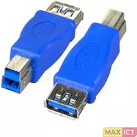 EFB Elektronik EB547. Aansluiting 1: USB 3.0 B, Aansluiting 2: USB 3.0 A. Kleur van het product: Blauw