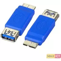 EFB Elektronik EB550. Aansluiting 1: USB 3.0 A, Aansluiting 2: Micro-USB 3.0 B. Kleur van het product: Blauw