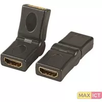 EFB Elektronik EB482. Aansluiting 1: HDMI-A, Aansluiting 2: HDMI-A, Contact geleider materiaal: Goud. Kleur van het product: Zwart