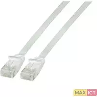 EFB Elektronik K8107WS.1. Snoerlengte: 1 m, Kabel standaard: Cat6a, Kabelafscherming: U/FTP (STP), Aansluiting 1: RJ-45, Aansluiting 2: RJ-45, Contact geleider materiaal: Goud, Ove