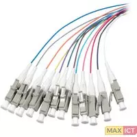 EFB Elektronik O3482.2. Snoerlengte: 2 m, Type glasvezel: OM3, Aansluiting 1: LC, Kern diameter: 50 µm