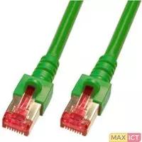 EFB Elektronik 25m Cat6 S/FTP. Snoerlengte: 25 m, Kabel standaard: Cat6, Aansluiting 1: RJ-45, Aansluiting 2: RJ-45, Contact geleider materiaal: Goud