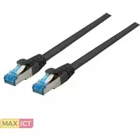 EFB Elektronik K5525FSW.1,5. Snoerlengte: 1,5 m, Kabel standaard: Cat6a, Kabelafscherming: S/FTP (S-STP), Aansluiting 1: RJ-45, Aansluiting 2: RJ-45, Contact geleider materiaal: Go