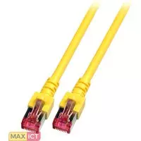 EFB Elektronik K5511.50. Snoerlengte: 50 m, Kabel standaard: Cat6, Kabelafscherming: S/FTP (S-STP), Aansluiting 1: RJ-45, Aansluiting 2: RJ-45, Contact geleider materiaal: Goud, Ov