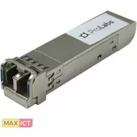 Max ICT ProLabs J9150D-C. SFP transceiver type: Vezel-optiek, Maximale overdrachtssnelheid van gegevens: 10000 Mbit/s, Soort aansluiting: SFP+. Kleur van het product: Zilver. Maxim
