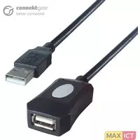 CONNEkT Gear 26-2906 USB-kabel 5 m USB 2.0 USB A Zwart