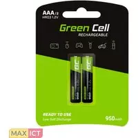 GreenCell Green Cell GR07. Type accu/batterij: Oplaadbare batterij, Batterijformaat: AAA, Energie-opslagtechnologie accu/batterij: Nikkel-Metaalhydride (NiMH). Type verpakking: Bli