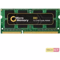 MicroMemory CoreParts MMKN061-8GB. Component voor: Notebook, Intern geheugen: 8 GB, Geheugenlayout (modules x formaat): 1 x 8 GB, Intern geheugentype: DDR3, Kloksnelheid geheugen: