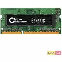MicroMemory CoreParts MMKN036-2GB. Component voor: Notebook, Intern geheugen: 2 GB, Geheugenlayout (modules x formaat): 1 x 2 GB, Intern geheugentype: DDR3, Kloksnelheid geheugen: