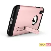 Spigen Slim Armor. Type etui: Hoes, Merkcompatibiliteit: Apple, Compatibiliteit: iPhone XS Max, Maximumafmetingen schermcompatibiliteit: 16,5 cm (6.5"), Kleur van het product: Rosé