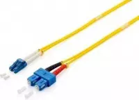 Equip 252236 Glasvezel kabel 10 m OS2 ST Geel
