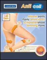 Lanaform Anti Cellulitis Panty - 140 Denier - Moka - Maat M - 1 paar