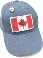 Canada Esdoorn Vlag Embleem Emaille Pin 2 cm / 2 cm / Wit Rood