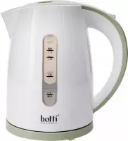 Botti waterkoker - "LIVIO" - groen  2200 watt- kunststof - 1.7 liter