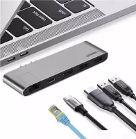 MacBook Pro Dock met HDMI + 2 x USB3.0 +  Thunderbolt 3 +Ethernet