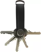 Valenta Sleutelhouder - Key Organizer - 2-7 sleutels - D ring - Leer - Zwart